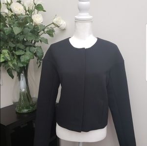 NWOT Gerard Darel Black Cropped Career Blazer